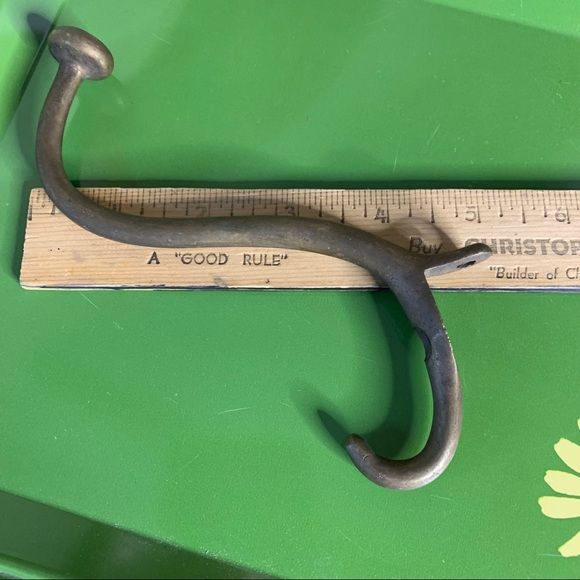 Brass Coat Hook - Picture 6 of 6